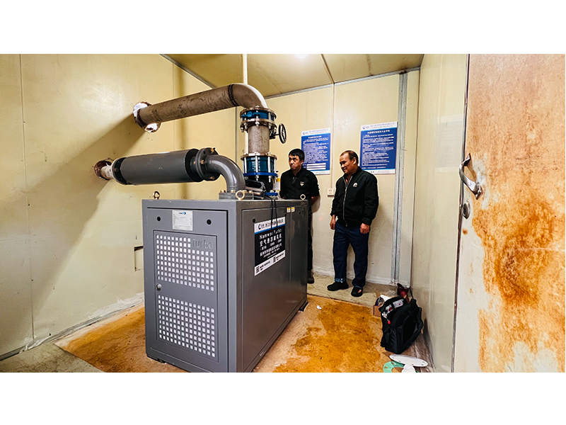 A printing and dyeing factory in Wenzhou installed Tiaochuangbang air suspension blower